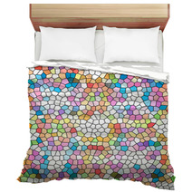 Abstrack Colorful Mosaic Background Bedding 62837671
