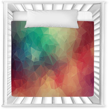 Abstract 2D Geometric Colorful Background Nursery Decor 63890585