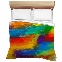 Abstract Acrylic Colors Bedding 58248909