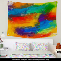 Abstract Acrylic Colors Wall Art 58248909