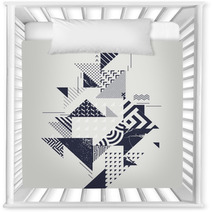 Abstract Art Background With Geometric Elements Nursery Decor 136945653