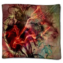 Abstract Art Blankets 77685717