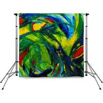 Abstract Art - Hand Painted Backdrops 465590