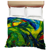 Abstract Art - Hand Painted Bedding 465590