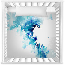 Abstract Artistic Background Forming By Blots Nursery Decor 52987954