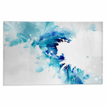 Abstract Artistic Background Forming By Blots Rugs 52987954