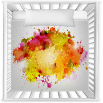 Abstract Artistic Background Of Autumn Colors Nursery Decor 45296699