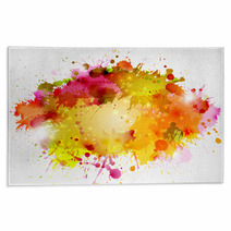 Abstract Artistic Background Of Autumn Colors Rugs 45296699