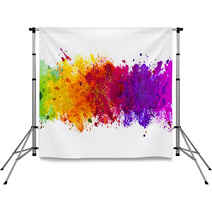 Abstract Artistic Watercolor Splash Background Backdrops 66948097