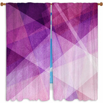 Abstract Background Purple Pink And White Transparent Layers Or Diagonal Stripes In Random Pattern Window Curtains 176918166