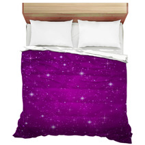 Abstract Background: Sparkling, Twinkling Stars. Universe Bedding 52135691