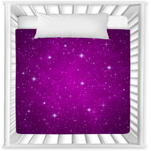 Abstract Background: Sparkling, Twinkling Stars. Universe Nursery Decor 52135691