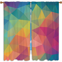 Abstract Background Window Curtains 64640170