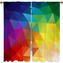 Abstract Background Window Curtains 64691527