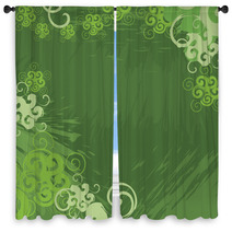 Abstract Background Window Curtains 66182264