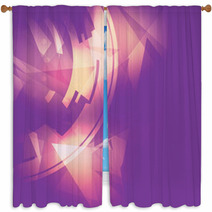 Abstract Background Window Curtains 66692842