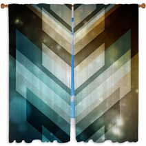 Abstract Background Window Curtains 71607732