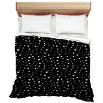 Abstract Background With Black And White Circles. Bedding 52574998