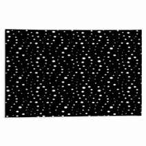 Abstract Background With Black And White Circles. Rugs 52574998