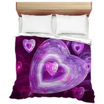 Abstract Background With Hearts Bedding 30224225