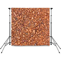 Abstract Background With Red Stones On The Ground Backdrops 67192308