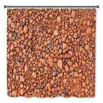 Abstract Background With Red Stones On The Ground Bath Decor 67192308