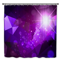 Abstract Background With Star Bath Decor 54599652