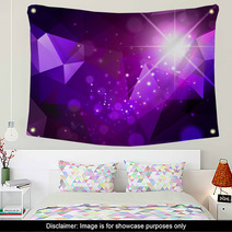 Abstract Background With Star Wall Art 54599652
