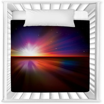 Abstract Background With Sun And Stars Nursery Decor 52043397