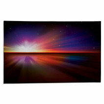 Abstract Background With Sun And Stars Rugs 52043397