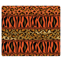Abstract  Background With Tiger And Cheetah Skin Pattern Rugs 48749211