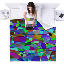 Abstract Background With Triangles. ?1 Raster Blankets 71429159
