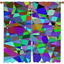 Abstract Background With Triangles. ?1 Raster Window Curtains 71429159