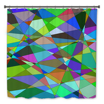 Abstract Background With Triangles. ?2 Raster Bath Decor 71429167