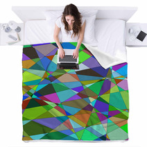 Abstract Background With Triangles. ?2 Raster Blankets 71429167