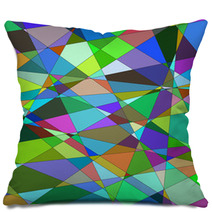 Abstract Background With Triangles. ?2 Raster Pillows 71429167