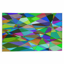 Abstract Background With Triangles. ?2 Raster Rugs 71429167