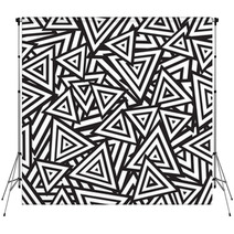 Abstract Black And White Seamless Pattern. Vector Backdrops 61261594