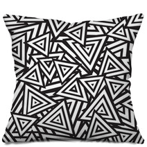 Abstract Black And White Seamless Pattern. Vector Pillows 61261594