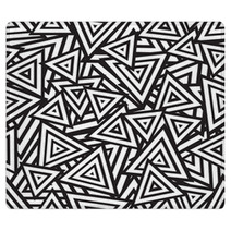 Abstract Black And White Seamless Pattern. Vector Rugs 61261594