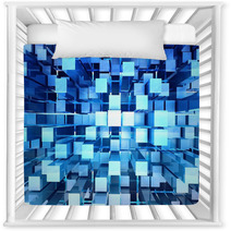 Abstract Blue Background Nursery Decor 15299468