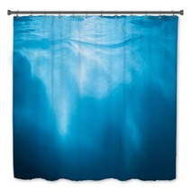 Abstract Blue Background Water With Sunbeams Bath Decor 59567357