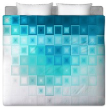 Abstract Blue Ice Cubes Background Bedding 4778988