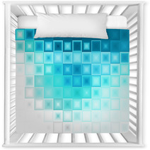 Abstract Blue Ice Cubes Background Nursery Decor 4778988