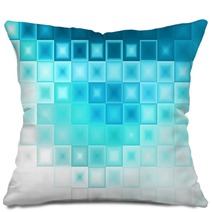 Abstract Blue Ice Cubes Background Pillows 4778988
