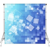 Abstract Blue Rectangle Background Backdrops 15602426