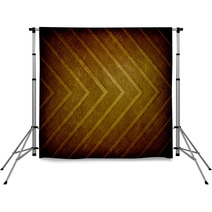 Abstract Brown Gold Background Chevron Stripe Pattern Design Angled Lines With Vintage Texture And Black Vignette Border Backdrops 90429348