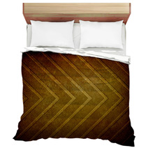 Abstract Brown Gold Background Chevron Stripe Pattern Design Angled Lines With Vintage Texture And Black Vignette Border Bedding 90429348