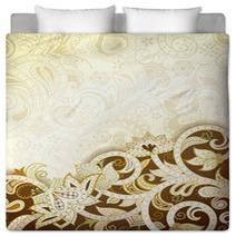 Abstract Chocolate Floral Background Bedding 64776851