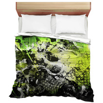 Abstract Collage Of Music, Poster Rock Concert Bedding 62526431
